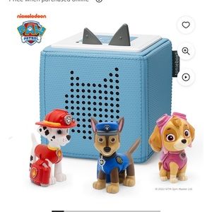 Tonies Toniebox Audio Player Starter Set with Chase Skye Marshall Playtime Puppy